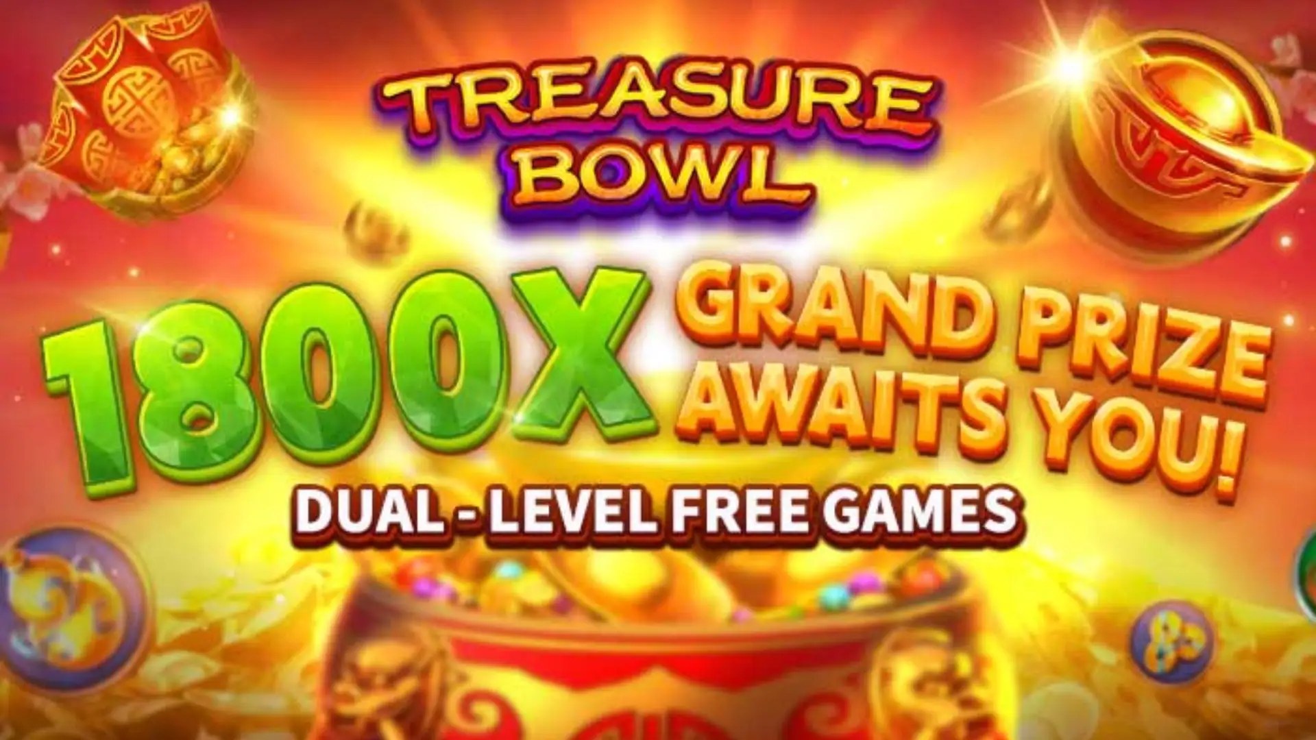 Multiplicadores Treasure Bowl 4444win - 7777x Máximo com Tigela Dourada